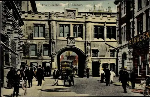 Ak Lincoln East Midlands England, The Stonebow