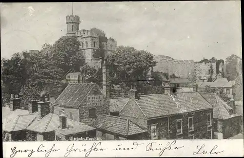 Ak Lincoln East Midlands England, Castle