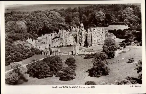 Ak Harlaxton East Midlands, Manor from the Air