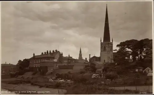 Ak Leicester East Midlands England, St Marys, Castle,Judges