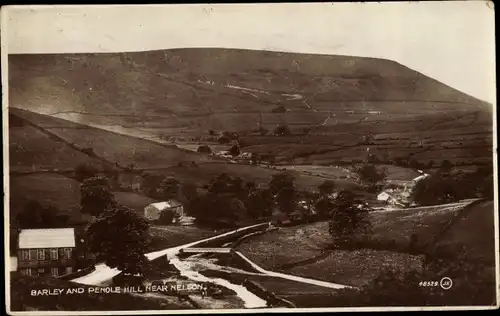 Ak Barley North West England, General View, Pendle Hill