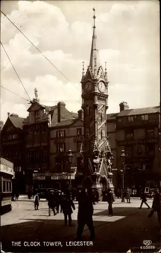 Ak Leicester East Midlands England, The Clock Tower, EAS E 03228