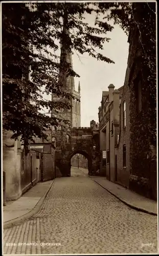 Ak Leicester East Midlands England, St Marys Church,Judges