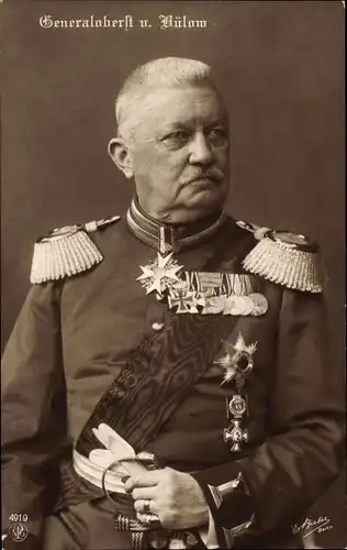 Ak Porträt Generaloberst von Bülow, Orden
