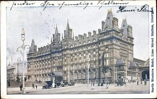 Ak Liverpool North West England, North Western Hotel, Lime Street Station