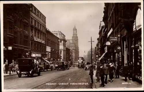 Ak Manchester North West England, Market Street, Taylors Chemists
