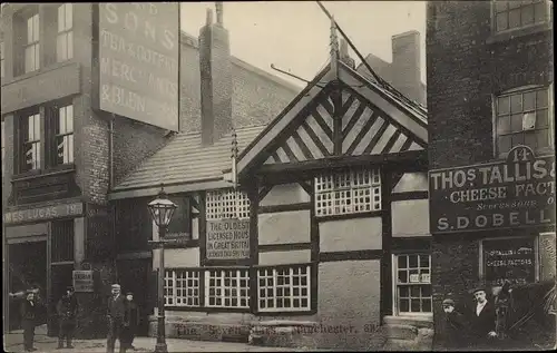 Ak Manchester North West England, The Seven Stars, Cheese Factory