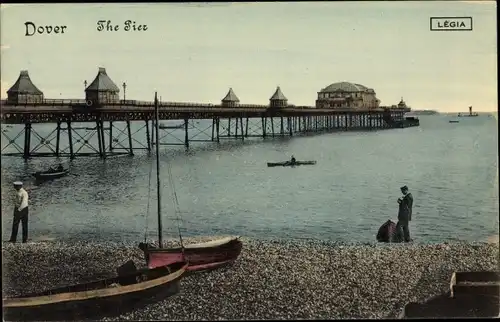 Ak Dover South East England, The Pier