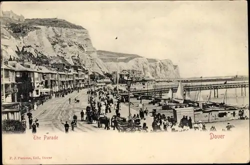 Ak Dover South East England, The Parade