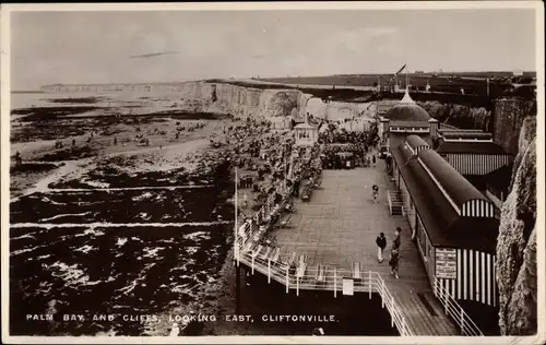 Ak Cliftonville Kent South East, Palm Bay and Cliffs, Looking East
