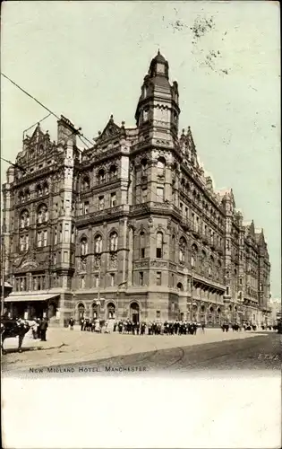 Ak Manchester North West England, New Midland Hotel