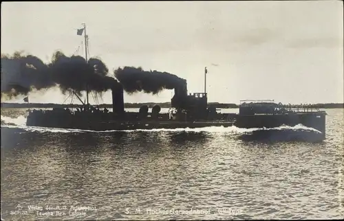 Ak Deutsches Kriegsschiff, SNS G 112, Torpedoboot, Kaiserliche Marine