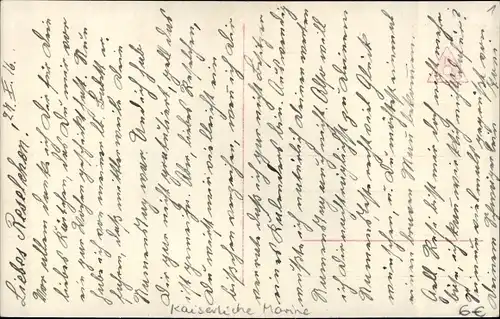 Ak Deutsches Kriegsschiff, Torpedoboot in voller Fahrt, Kaiserliche Marine