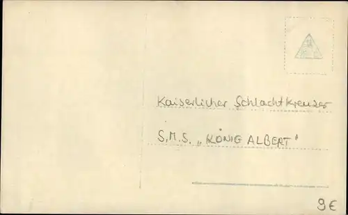 Ak Deutsches Kriegsschiff, SMS König Albert, Linienschiff, Kaiserliche Marine