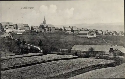 Ak Masserberg in Thüringen, Totale