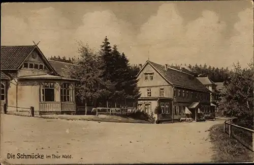 Künstler Ak Gehlberg in Thüringen, Berghotel Schmücke