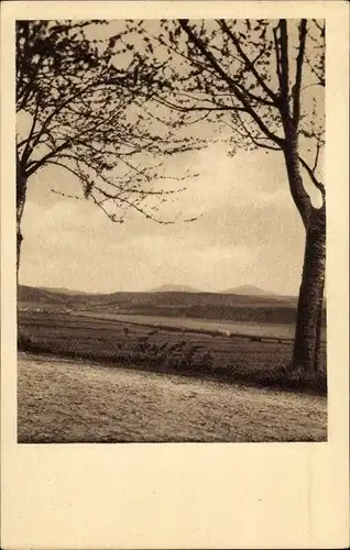 Ak Römhild in Thüringen, Einsame Berge, Die Gleichen