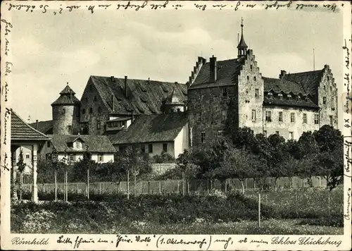 Ak Römhild in Thüringen, Schloss Glücksburg