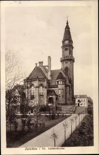 Ak Zwickau in Sachsen, Lutherkirche