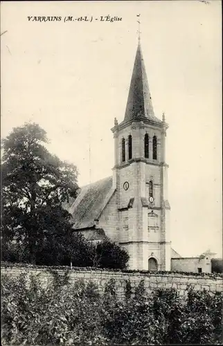 Ak Varrains Maine et Loire, L'Eglise