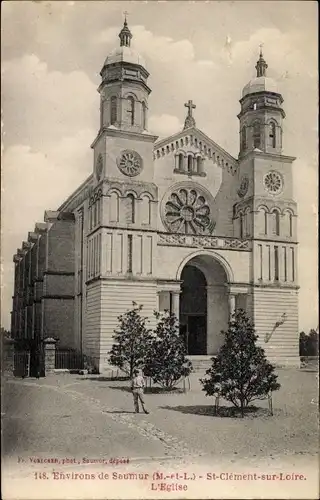 Ak Saint Clément Maine et Loire, L'Eglise