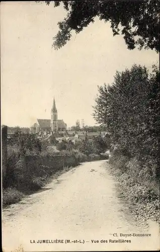 Ak La Jumellière Maine-et-Loire, Vue des Rateilleres