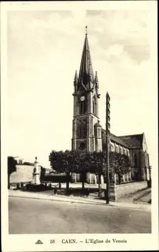 Ak Caen Calvados, L'Eglise de Venois