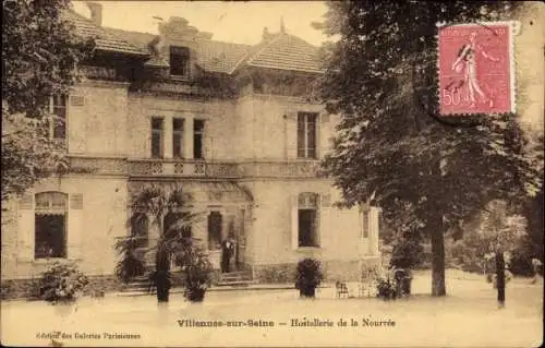 Ak Villennes sur Seine Yvelines, Hostellerie de la Nouree