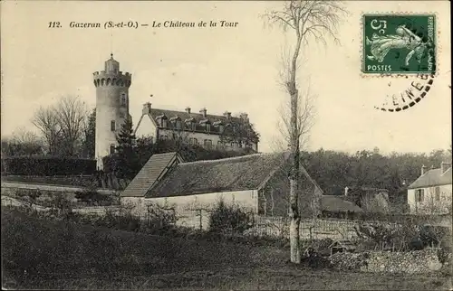 Ak Gazeran Yvelines, Le Chateau de la Tour