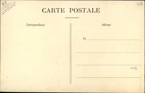 Ak Le Grand Andely Eure, Statue Nicolas Poussin