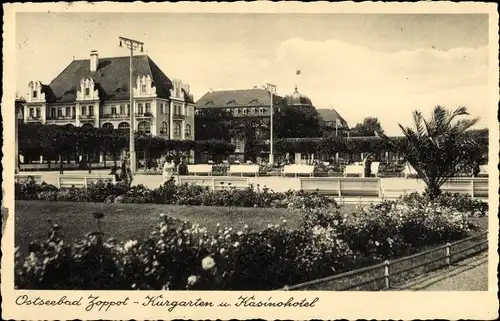 Ak Sopot Gdańsk Zoppot Danzig, Kurgarten, Casinohotel