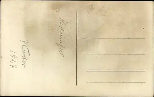 Foto Studentika Ak Werder an der Havel, Mitglieder eines Studentenvereins