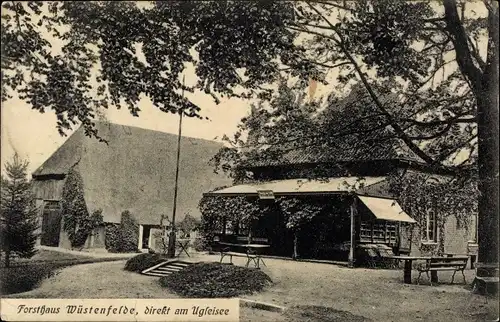 Ak Eutin in Ostholstein, Ugleisee, Forsthaus Wüstenfelde