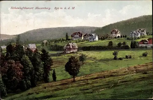 Ak Masserberg in Thüringen, Villen mit Umgebung