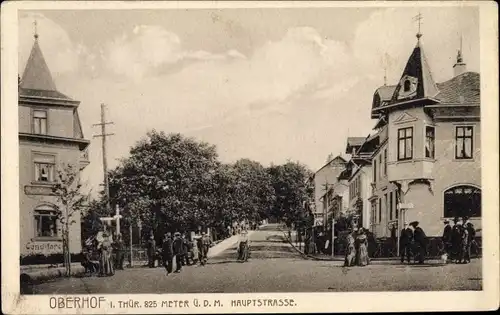 Ak Oberhof im Thüringer Wald, Hauptstraße, Konditorei