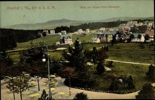 Ak Oberhof im Thüringer Wald, Blick vom Grand Hotel Wünscher