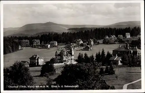 Ak Oberhof im Thüringer Wald, Panorama, Schneekopf