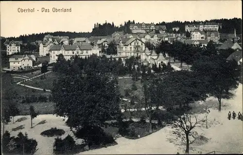 Ak Oberhof im Thüringer Wald, Panorama Oberland