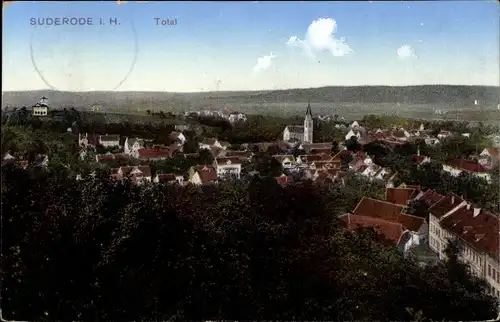 Ak Bad Suderode Quedlinburg im Harz, Totale