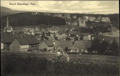 Ak Braunlage im Oberharz, Totale