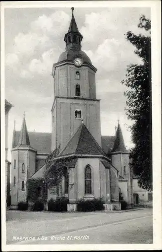 Ak Meerane in Sachsen, Kirche St. Martin