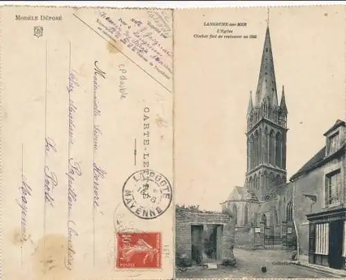 Klapp Ak Langrune sur Mer Calvados, L'Eglise, Interieur de l'Eglise