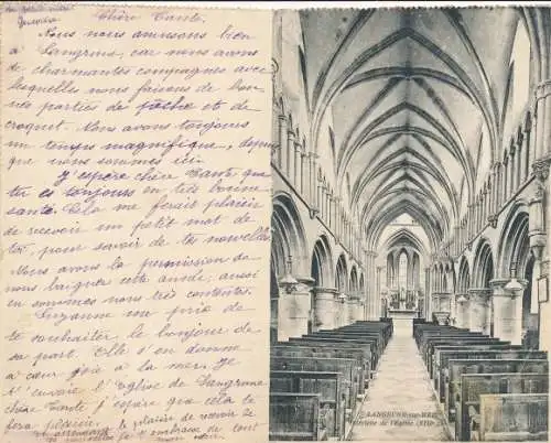 Klapp Ak Langrune sur Mer Calvados, L'Eglise, Interieur de l'Eglise