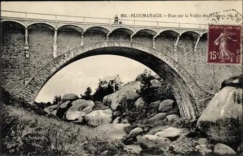 Ak Ploumanac'h Cotes d'Armor, Pont sur la la Vallee des Troieros
