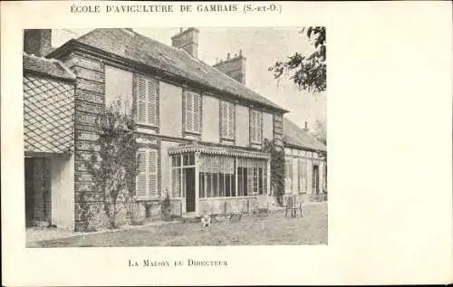 Ak Gambais Yvelines, La Maison du Directeur, Ecole d'Agriculture