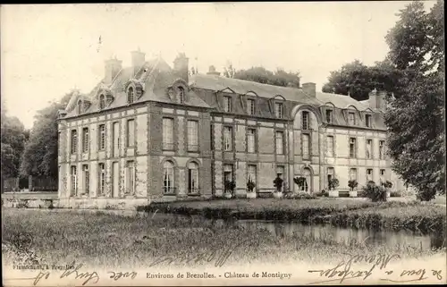 Ak Brezolles Eure et Loir, Chateau de Montigny