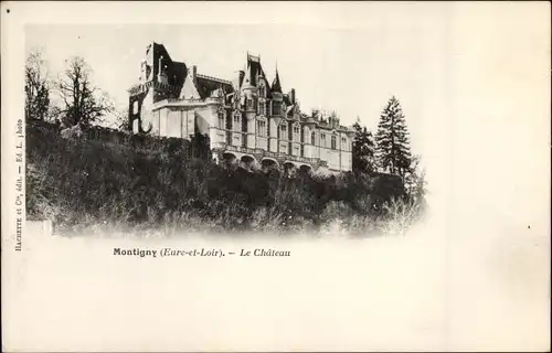Ak Brezolles Eure et Loir, Chateau de Montigny