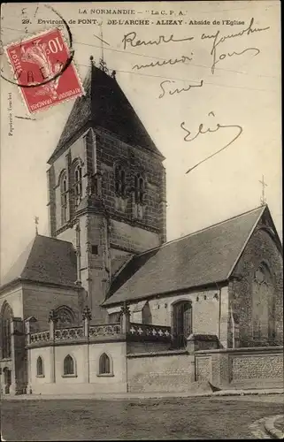 Ak Alizay Eure, Abside de l'Eglise