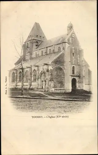 Ak Tourny Eure, L'Eglise