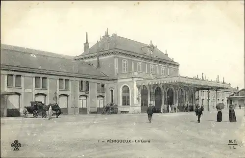 Ak Périgueux Nouvelle-Aquitaine Dordogne, La Gare